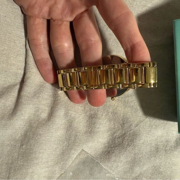 Kate Spade Gold Women's Watch with Gold Dial & Pink Spade - Picture 9 of 9